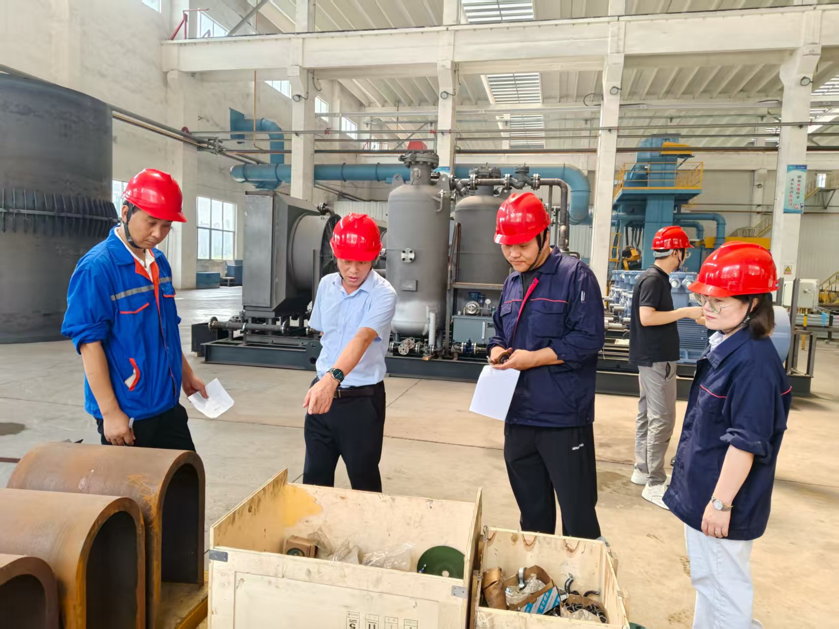 山东海泽重工科技有限公司开展安全隐患大排查